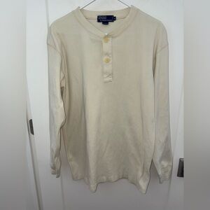 vintage Polo Ralph Lauren henley long underwear shirt men's sz M EUC LN